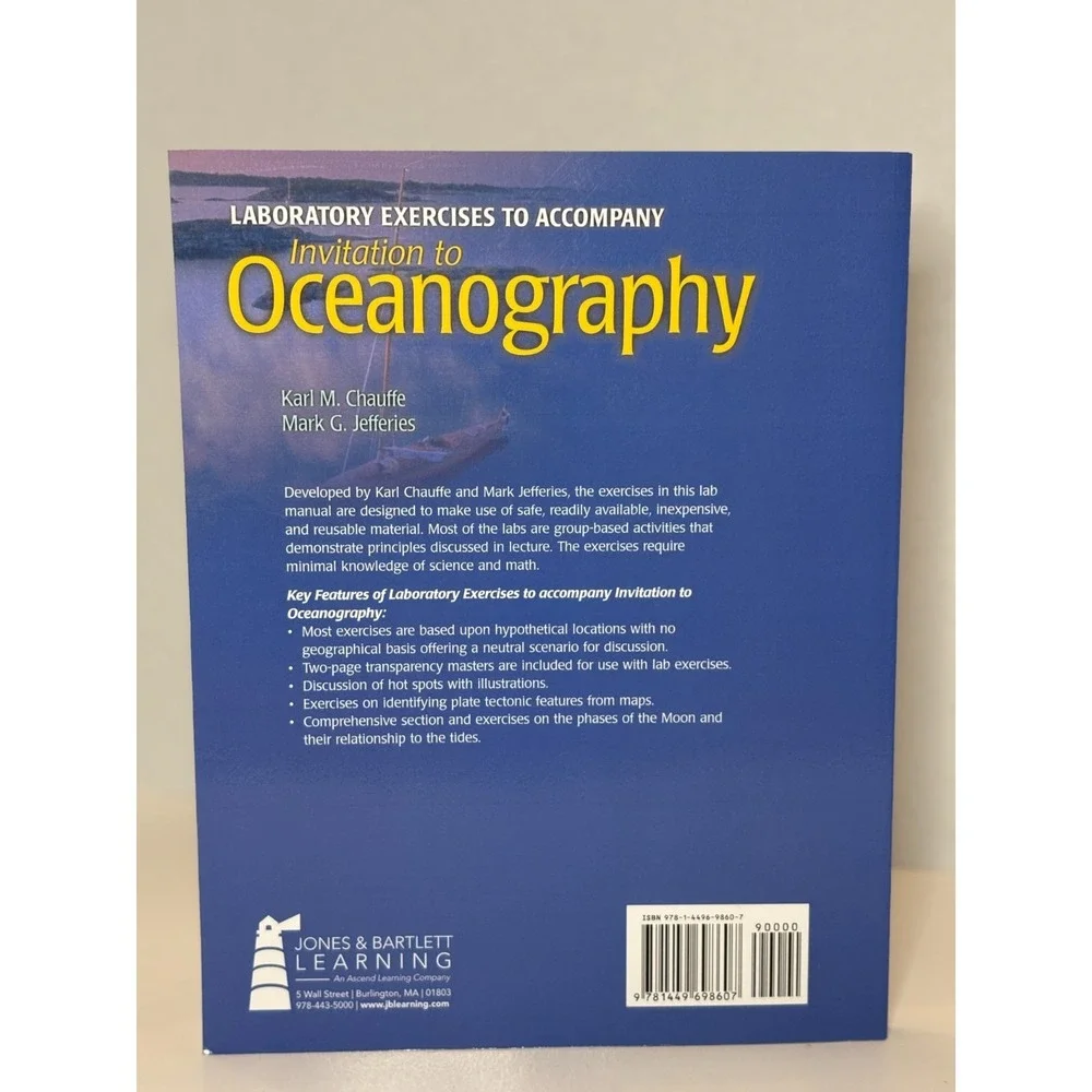 Laboratory Exercises Invitation to Oceanography Chauffe Jeffries Lab Manual
